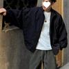 Ah Ah Long Autumn 2025 Casual High Street Scythe Sleeve Oversized Cropped Jacket