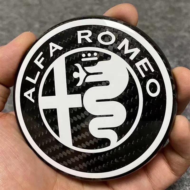 Alfa Romeo Giulia & Stelvio Carbon Fiber Front/Rear Logos