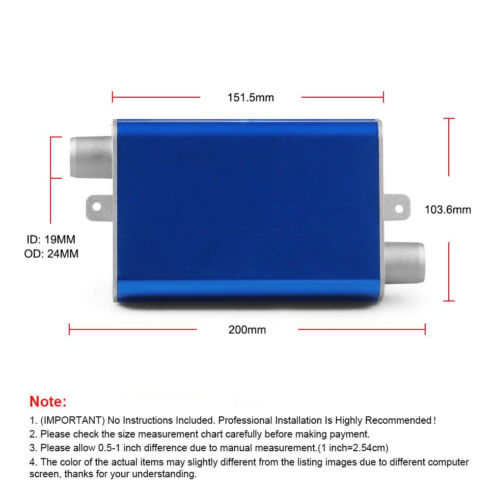 Silencieux de 24mm, support de serrage amélioré, tuyau d'échappement en aluminium pour chauffage de stationnement Diesel, pour Webasto Eberspacher