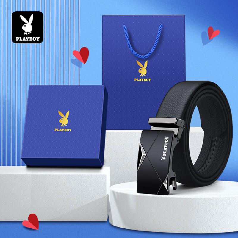 Playboy Men s Automatic Buckle Leather Belt 110cm+