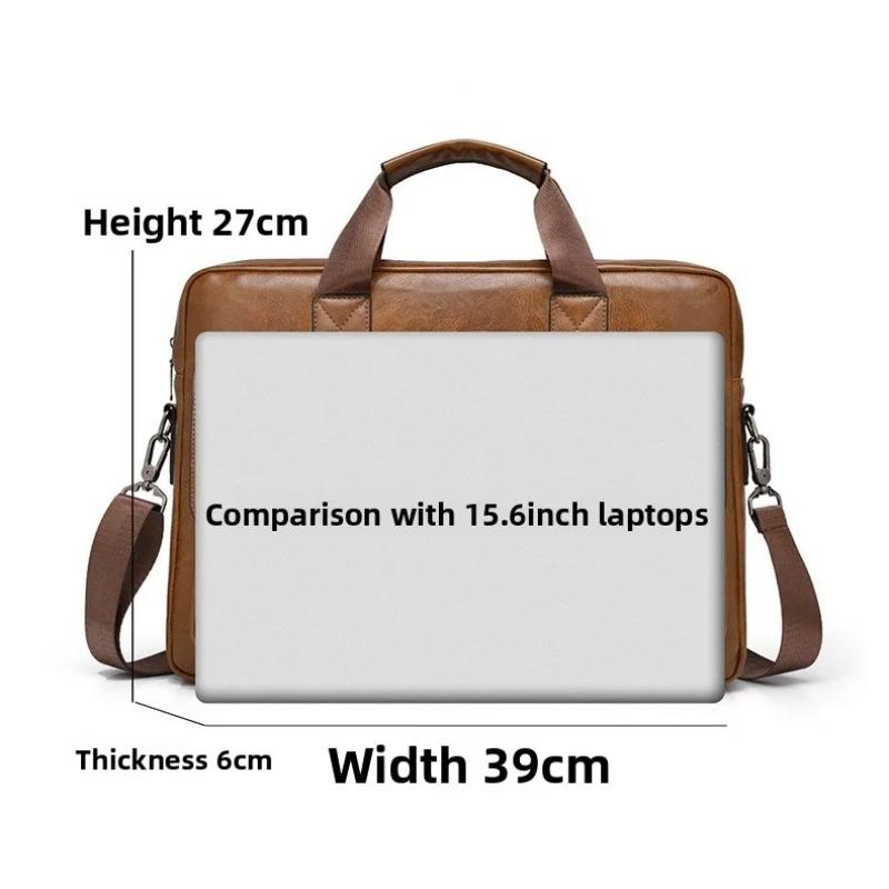 Men's bag luxury designer handbag large capacity briefcase 15.6-inch laptop bag men's travel crossbody bags shoulder bag