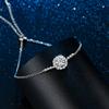 S925 Sterling Silver Full Sky Star D-Color Moissanite Bracelet Female Instagram Small Design 1 Carat Moissanite Diamond
