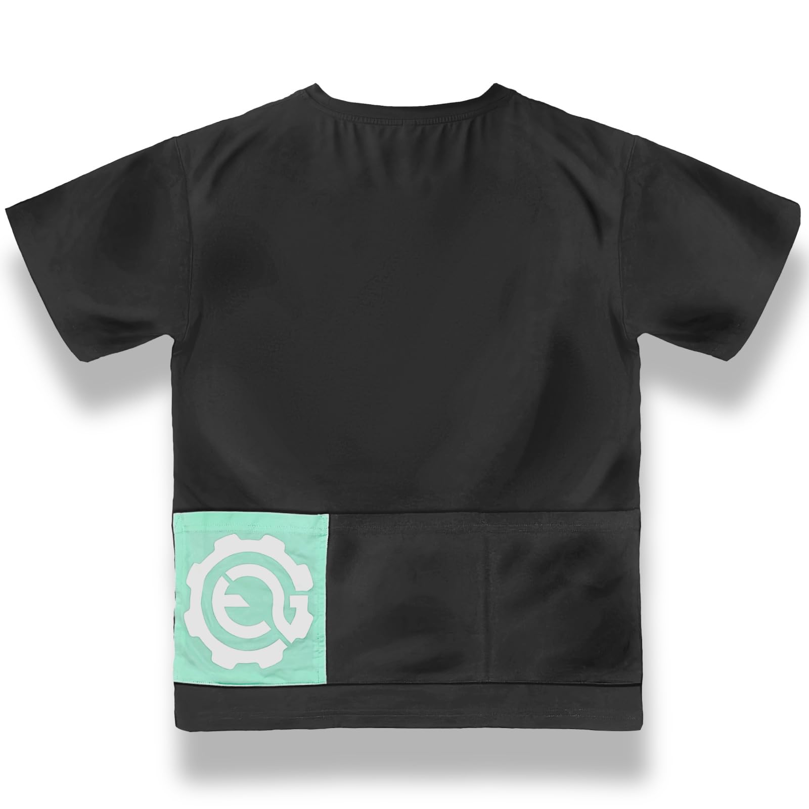 

Geartle Pocket T-Sports Быстросохнущая футболка с задним карманом для велоспорта, шоссейных и кроссовых велосипедов, для поездок на работу и задний карман (JP, Алфавит, L, Мятный)