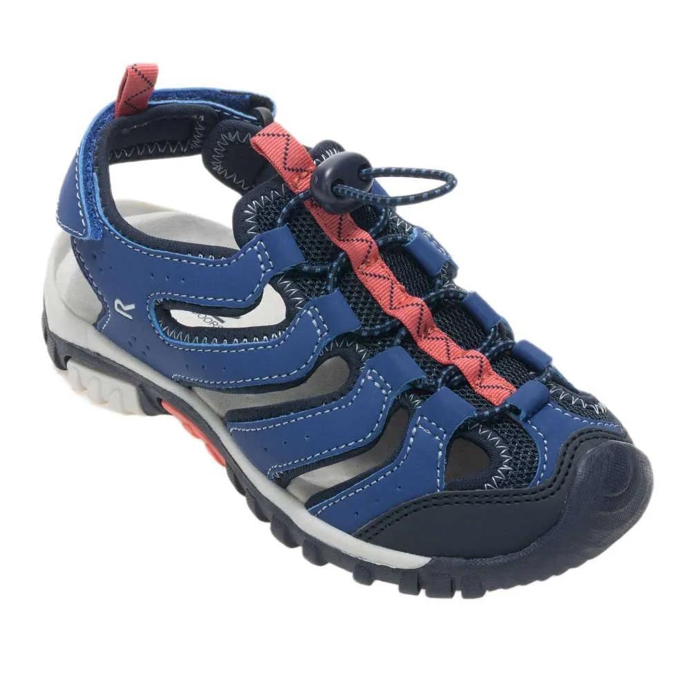 Regatta Westshore IV sandals adjustable heel straps Aviator Blue/Peach Pink