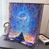 Water Town Picture Printing Flower Cutting Spring And Summer Silk Scarf Large Long Scarf High Sense Travel Shawl Sun Protection Women'S Scarf