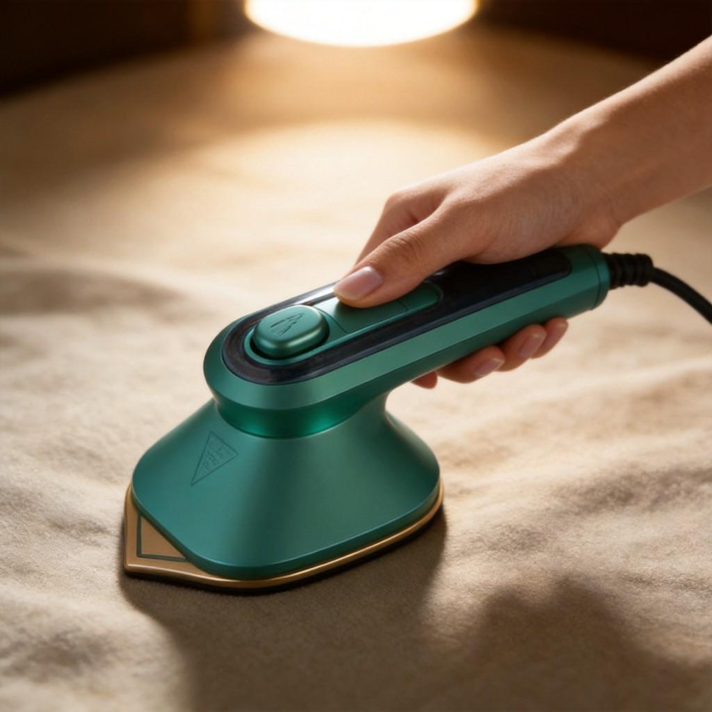 Portable Handheld Steamer For Clothes With Mechanical Control For Dorm Use