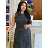Women Sleeveless Cotton Kurti Pant Set Indian Casual Wear Ethnic Top Kurta Set