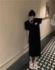 YYFS Women's Fashion Summer Spring 1/2 Sleeves O-Neck Loose Waistline Casual Dresses