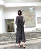 Ppaeppae Point Flower Frola Long Dress