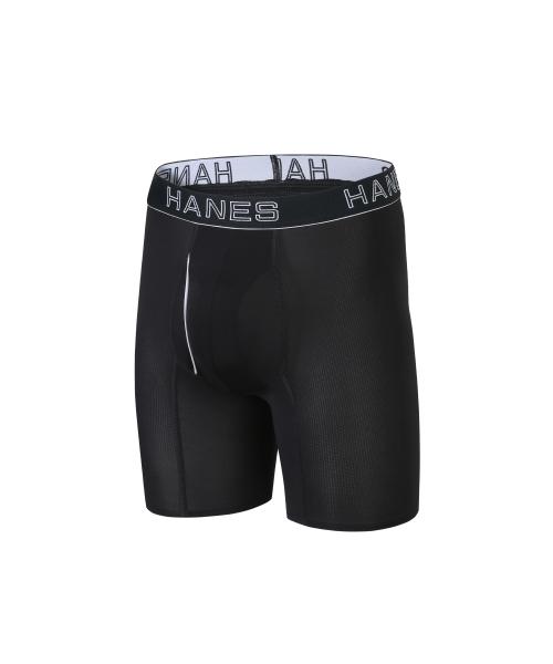 

[Hanes] Боксеры с комфортной эластичной посадкой (Сетка) Черный X Белый [Отправлено из Кореи] 100% Оригинал M