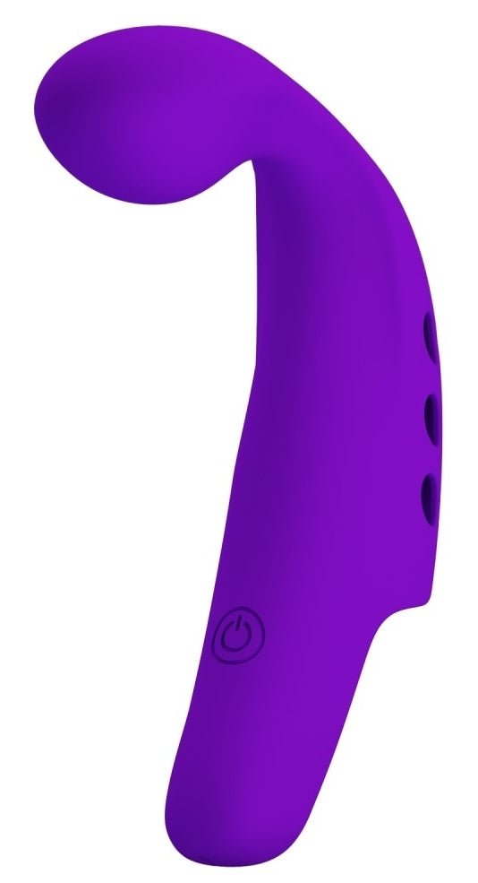 Gaine de Doigt Vibrante Gorgon Pretty Love 10.5 x 2cm Violet - Pretty Love - Gaines de Doigts