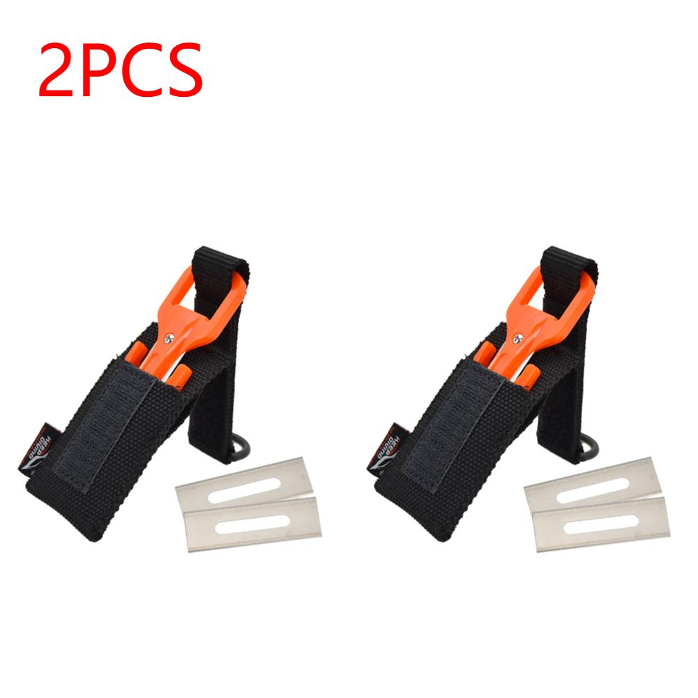 1/2Pcs Scuba Diving Cutting Special Knives Line Cutter Underwater Knives Spearfishing Secant Equipment Tools 8 Colors Optional
