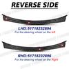 for E46 2 Door 1999-2006 Coupe BMW Windshield Wiper Cowl Panel Cover LHD 323Ci 325Ci 328Ci 330Ci M3 51718232894, RHD 51718232896