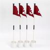 Portable Golf Practice Flagstick Set With ABS Putting For Indoor Outdoor Training