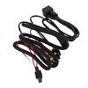 LED Light Bar Wiring Harness Kit 40A 2 Plugs 9006 Fog Light Wiring Harness Relay Kit for Vehicles