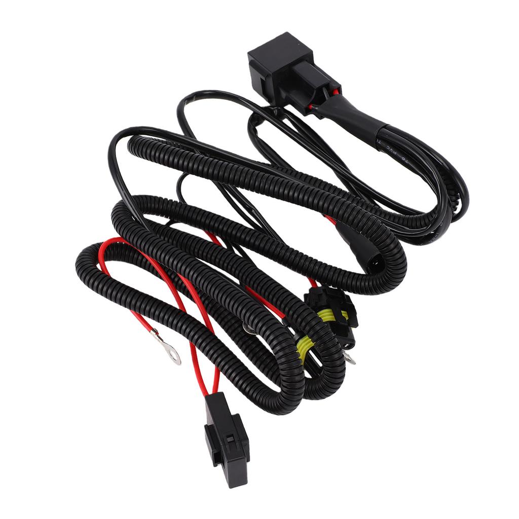 LED Light Bar Wiring Harness Kit 40A 2 Plugs 9006 Fog Light Wiring Harness Relay Kit for Vehicles