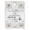 SSR-40AA 40A Solid State Relais Module AC-AC Ingang 90-250V AC Uitgang 24-480V Enkelfasig