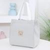 Fashionable Canvas Bag Handbag Bento Lunch Box Small Cloth Bag Hand Held
