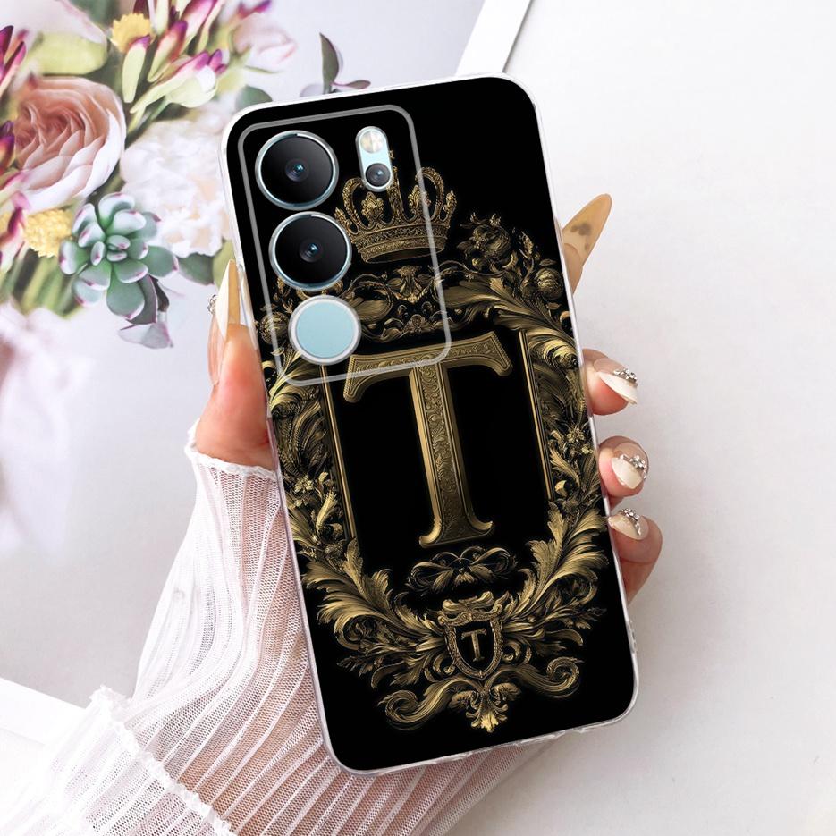 For Vivo V29 Pro Case V2251 Cute Crown Letters Cover Soft Slim Phone Case For Vivo V29e V 29 Pro VivoV29 E V2317 Back Cover Bags