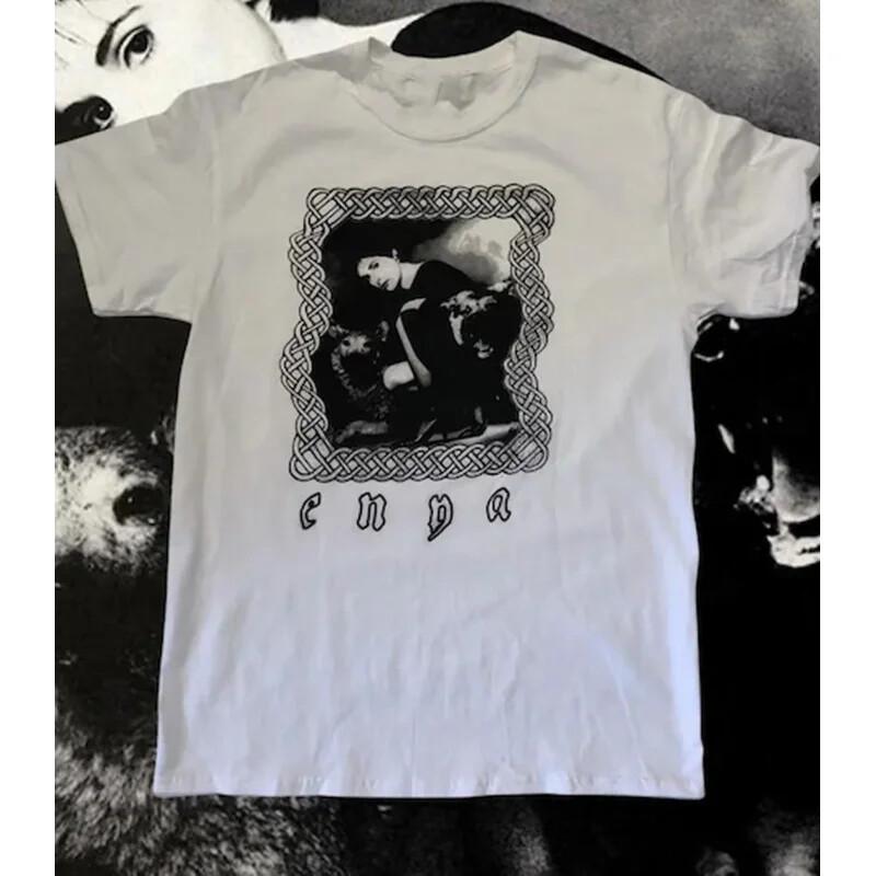 

Enya Clannad band White T-shirt short sleeve all sizes S-5Xl Unisex T-Shirt XXXL