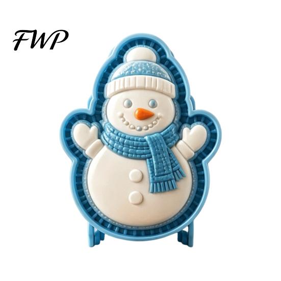 Strumenti per Dolci Pan di Zenzero Festivo Stampo Mini Torta di Natale, Stampi a Pressione per Impasto Pressato a Mano Fatto in Casa 3D in Rilievo, Riutilizzabili per DIY per