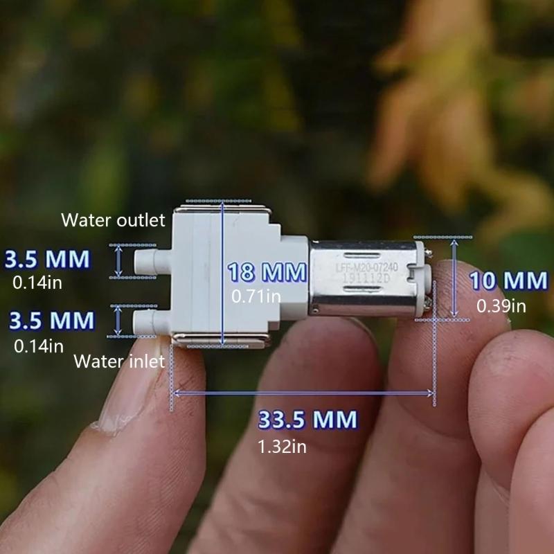 CJWP08 AB03A10 Mini M20 Motor Wasserpumpe 3V 3.3V 3.7V Mini Leise Selbstansaugende Saugwasserpumpe Für Laborgeräte