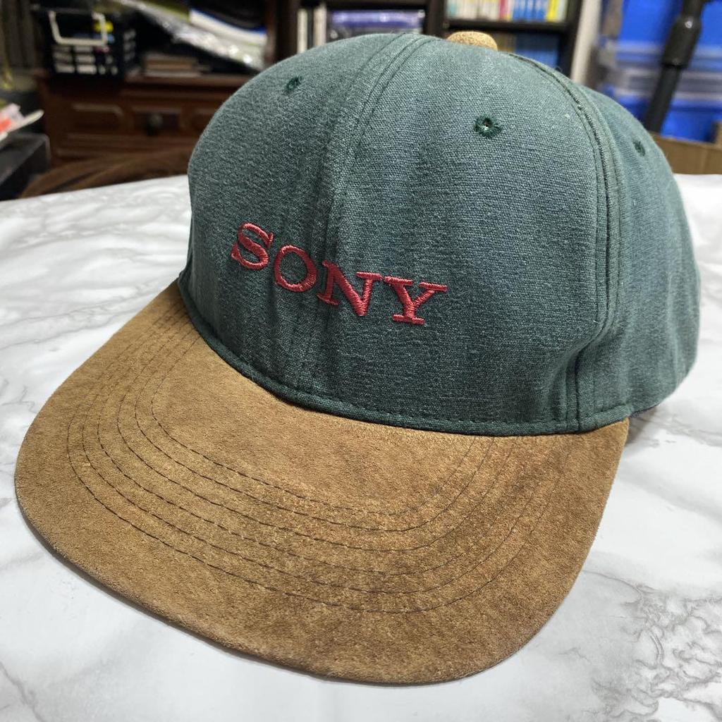 [USED] SONY CAP Promo Rare Discman Vintage Cotton Cap