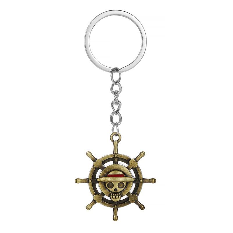 Cute Cartoon Pirate Pendant Necklace High-Value Kawaii Anime Style Alloy Charm Chain Jewelry Accessories for Women Fans Gift