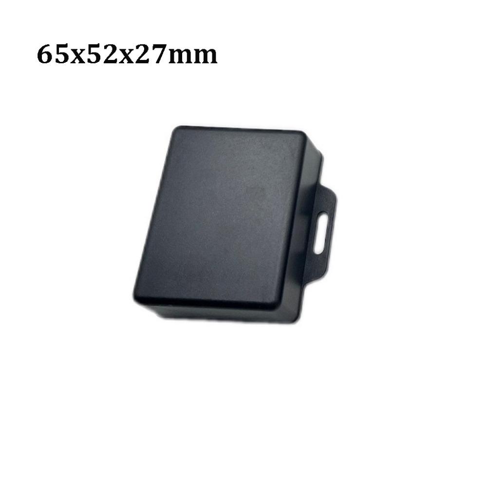 Waterproof Project Enclosure Boxes with Ear Black Storage Case ABS Plastic 6 Styles PCB Board Shell Electronic Supplies