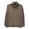 SLOANE 25AW Sl3w-063 Brown 3G Gillon Lamb X Cashmere Drop Shoulder Knit Pullover Tops 38 BrownUsed