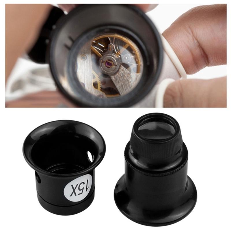 Jewelers Loupe Portable Monocular Magnifier Magnifying Glass Tool For Clock Maintenance Craftsmen And Hobbyists