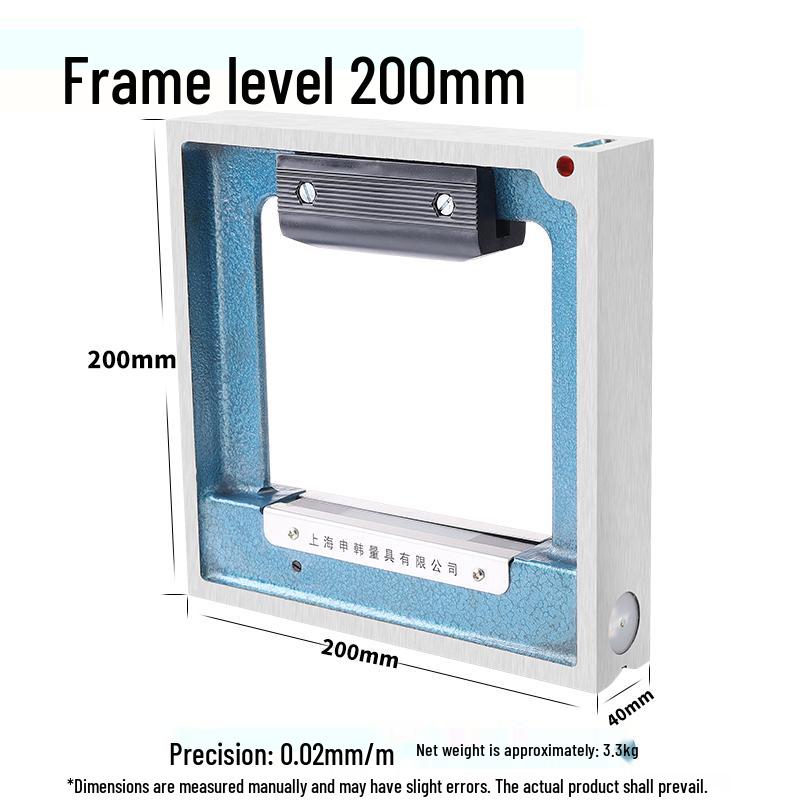 Hochpräzises 0,02 mm Messwerkzeug Monteur Wasserwaage Lineal