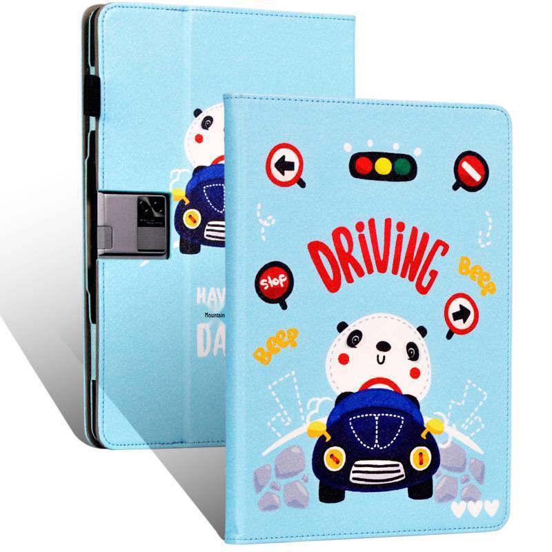 

Blackview Tab7 10.1 Leather Cartoon Case with Multi-angle Stand & Hand Holder for Tab8/9 Tab 9