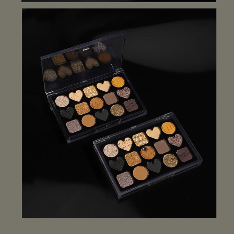 Kaxier - Zarte 15-Farben-Lidschattenpalette - 3 Typen