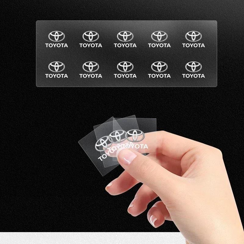New Car Interior Sticker Central Control Decals Emblem Badge for Toyota TRD Logo Corolla Chr Avensis Yaris Camry Racing