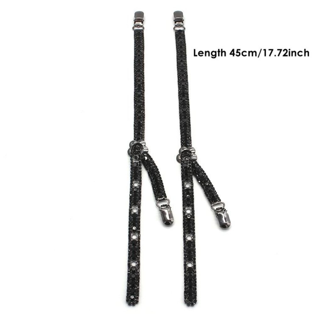 Creative Gift Removable Bra Straps Anti-slip Rhinstone Shoulder Straps Decorative Adjustable Shoulder Belts Wedding