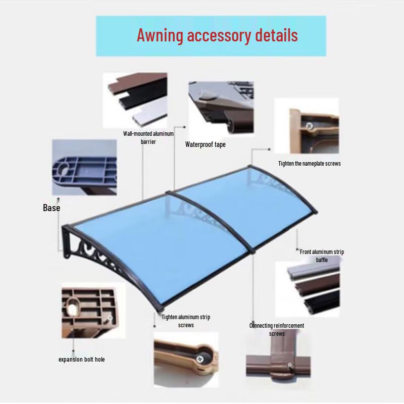 Outdoor Anti-Rain Sunshade and Canopy