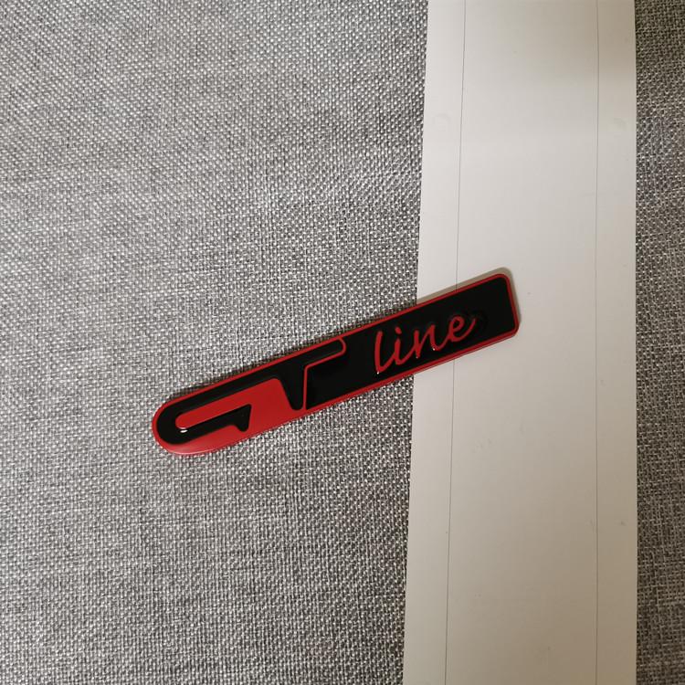 ART1   Car Metal Sticker Emblem Accessory For Kia GT-Line Sportage Ceed Rio Picanto Sorento Soul Cerato Venga Forte K9 Cadenza Optima