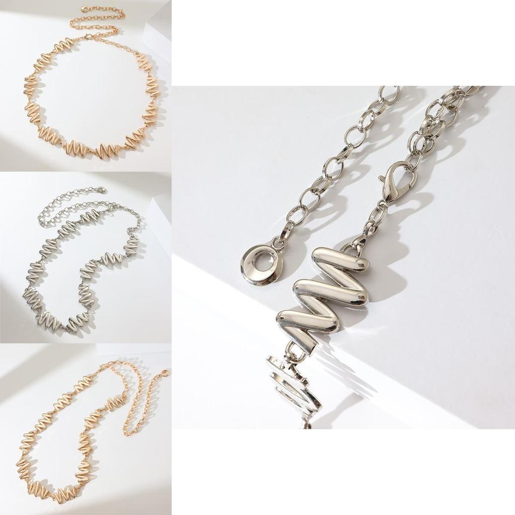 Ethnic Style Womens Metal Waist Chain With Polished Surface And Fine Engraving