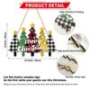 Christmas Window Hanging Decor Lightweight Wooden Wall Hanging Decor Christmas Tree Wall Decor Red For Kitchen Doorway Office