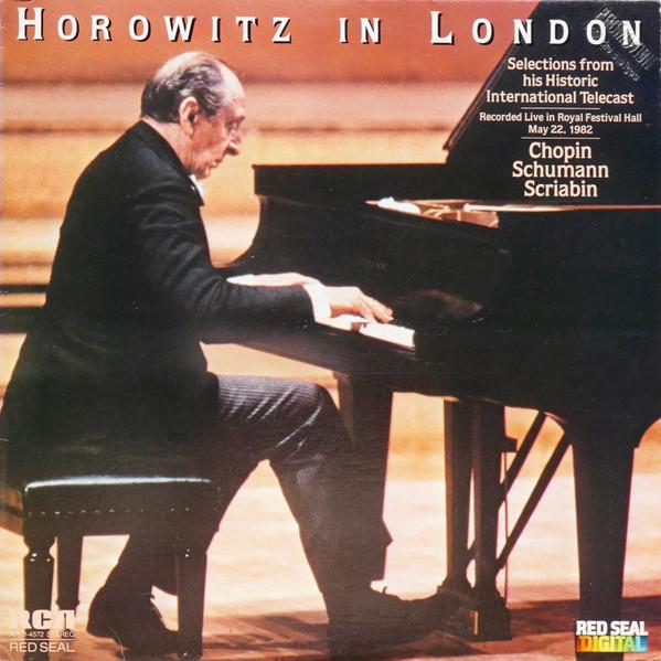 

LP Record VLADIMIR HOROWITZ Horowitz In London ARC14572 RCA Red Seal 1983 US Classical Used