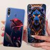 Für Samsung A40S Hülle Transparent Niedliche Katze Mode Schmetterling Lustig Bemaltes Gehäuse Für Samsung Galaxy A40S Abdeckung SM-A3050