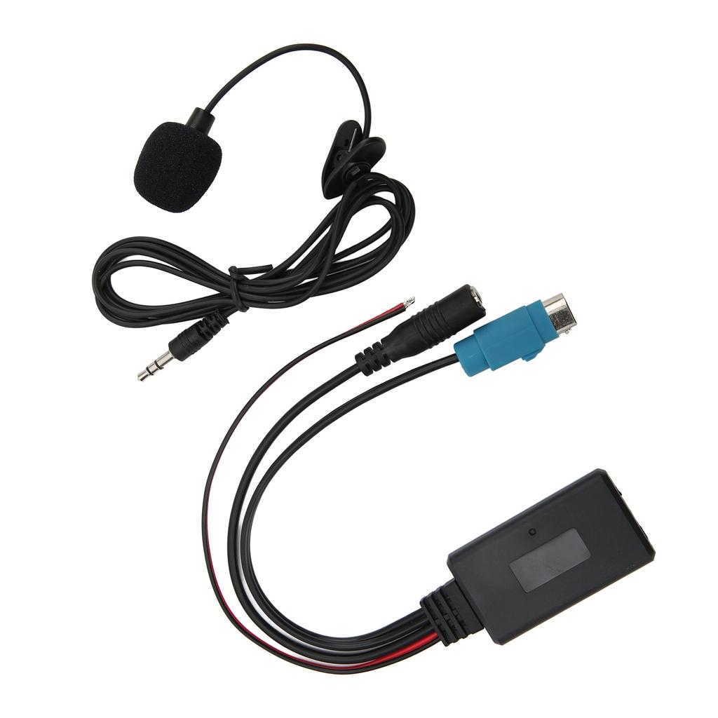 Car Stereo Bluetooth 5.0 Input Cable Audio Music Adapter with Microphone Replacement for KCE‑236B for Android