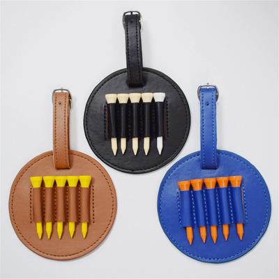 Leder Golf Anstecknadel- und Nagel Aufbewahrungskoffer – Golf Zubehör Organizer für Tees, Anstecknadeln und Zubehör