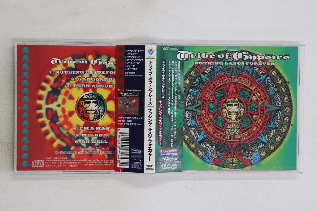 CD TRIBE OF GYPSIES - Nothing Lasts Forever VICP60102 Victor 1997 Japan Obi Rock Used