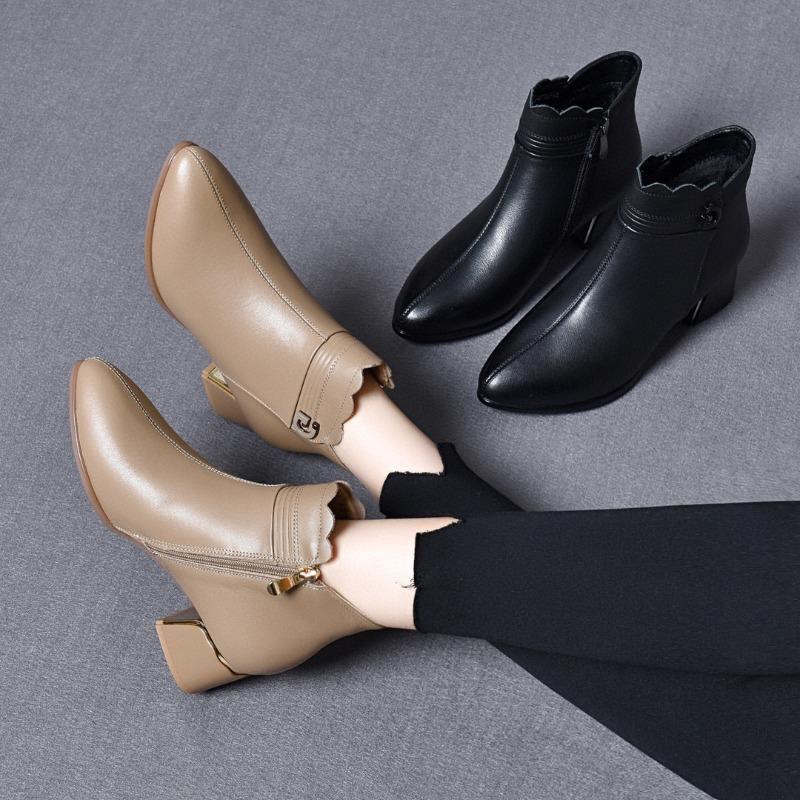 Short Boots Leather Boots Cotton Boots Fashion Boots