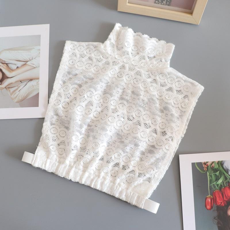 

Кружевной воротник-стойка с воротником-стойкой для женщин, съемный воротник, полурубашка для женщин, блузка с отворотом и лацканами, женская одежда, аксессуары