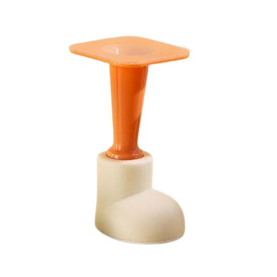 1 set bara de protecție adeziv creativ pentru vârf rotund pantofi în formă de opritor de ușă Protector de perete anti-coliziune acasă