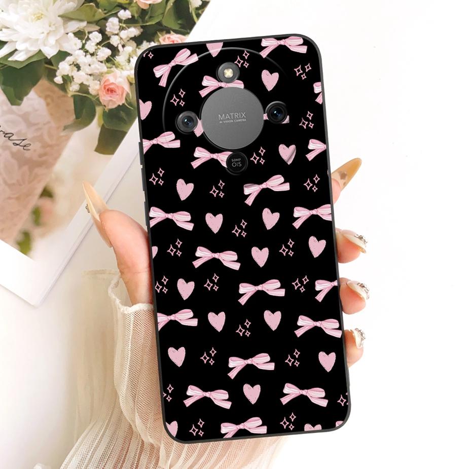 For Honor X9d Case Magic8 Lite Cute Fashion Cartoon Cover Soft TPU Phone Case For Honor Magic 8 Lite X 70 HonorX9d HonorX70 Bags