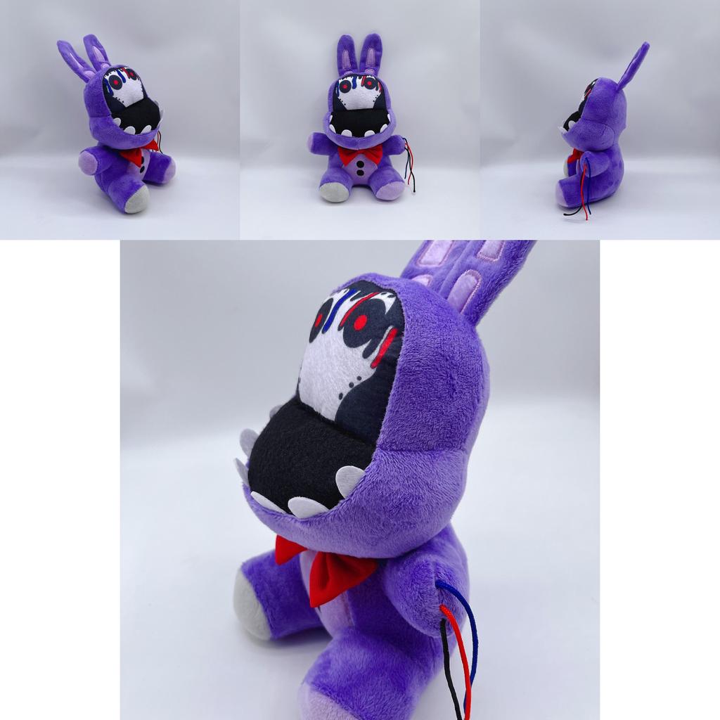 Cute Fnaf Series Midnight Bear Skeleton Purple Rabbit Plush Toy Animal Category